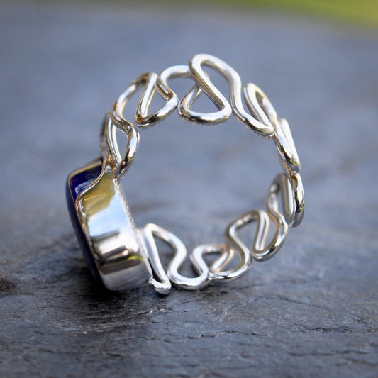Lapiz Lazuli Silver Ring