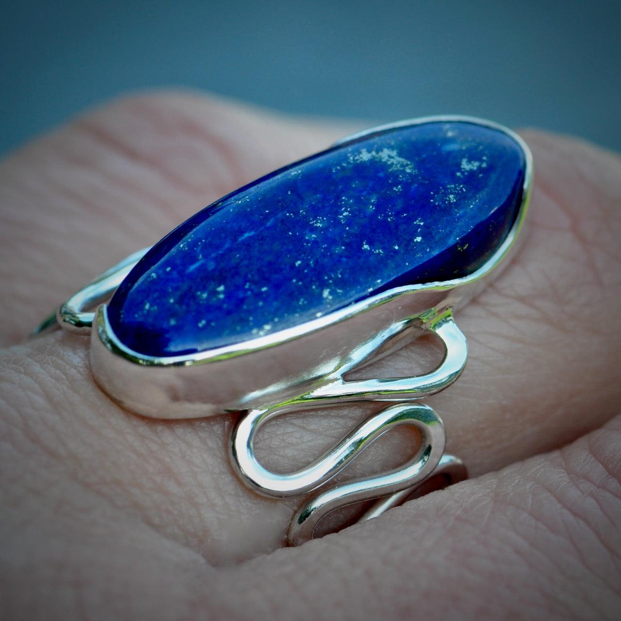 Lapiz Lazuli Silver Ring