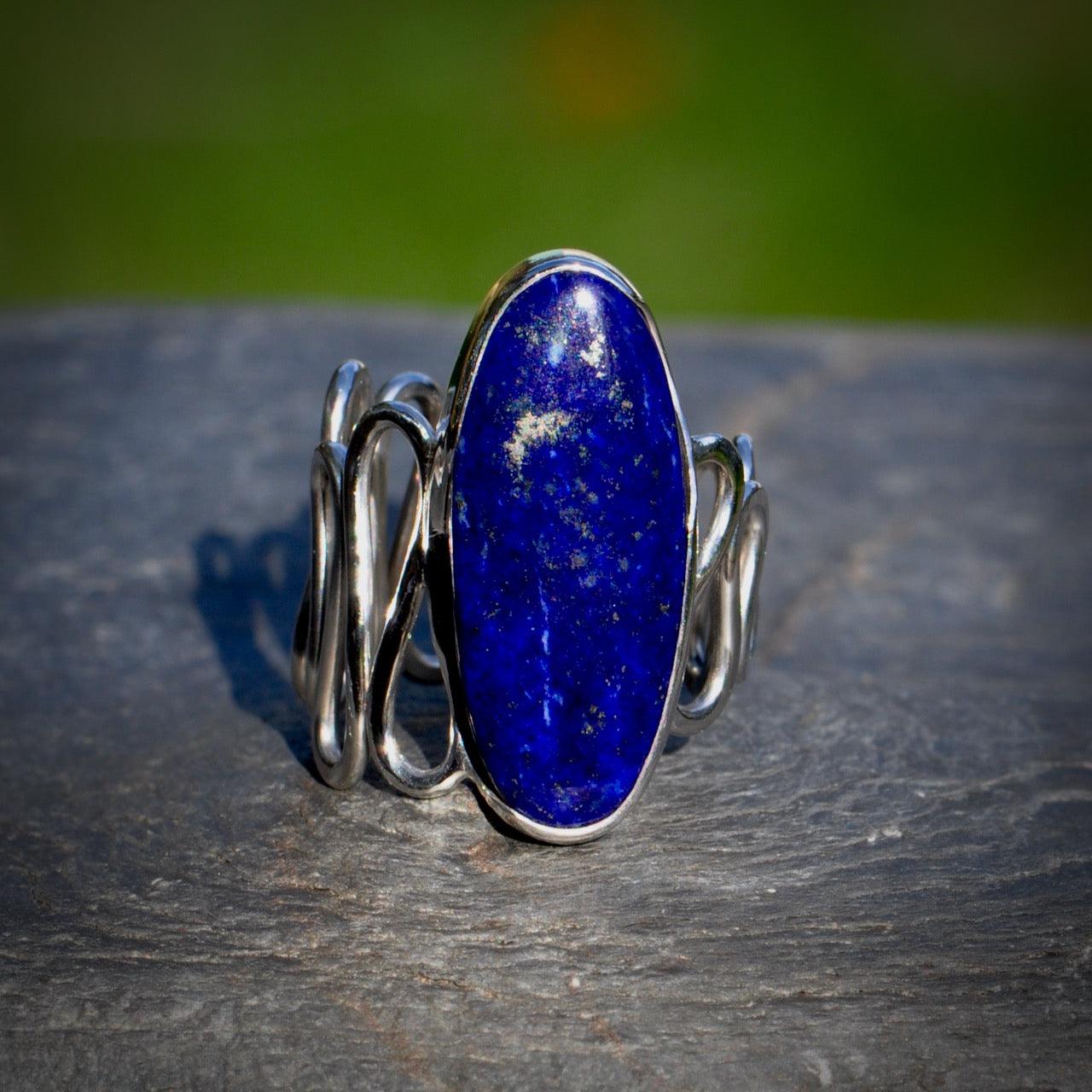 Lapiz Lazuli Silver Ring