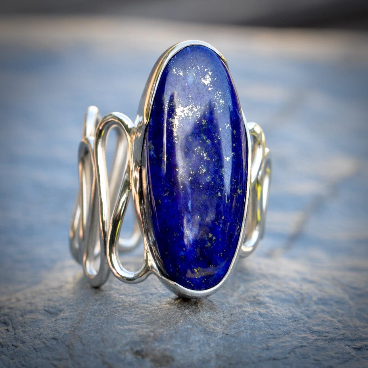 Lapiz Lazuli Silver Ring