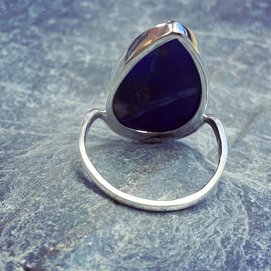 Sodalite Silver Ring