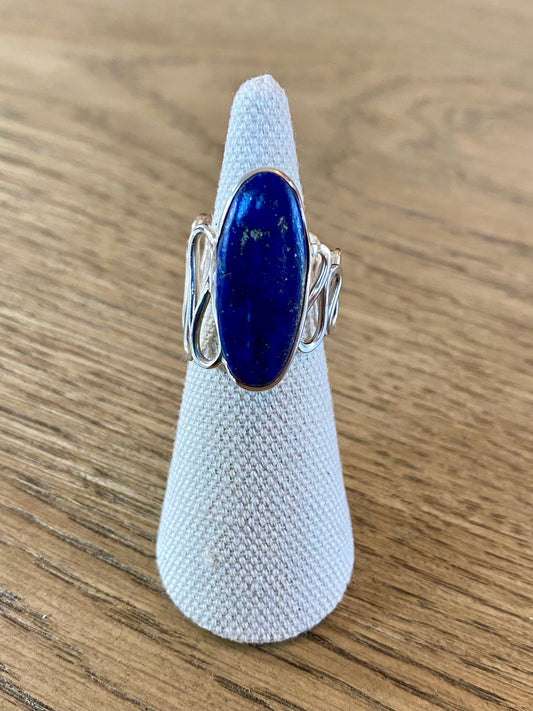 Lapiz Lazuli Silver Ring