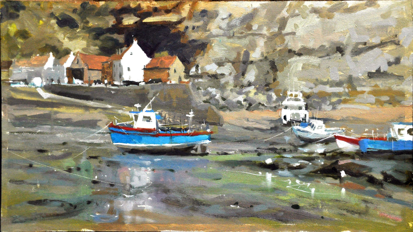 White Cottage and Boats